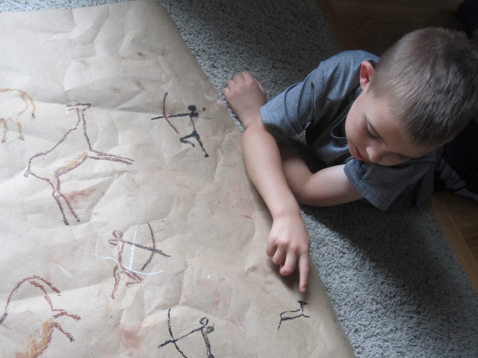 Relentlessly Fun, Deceptively Educational DIY "Cave Paintings" (a