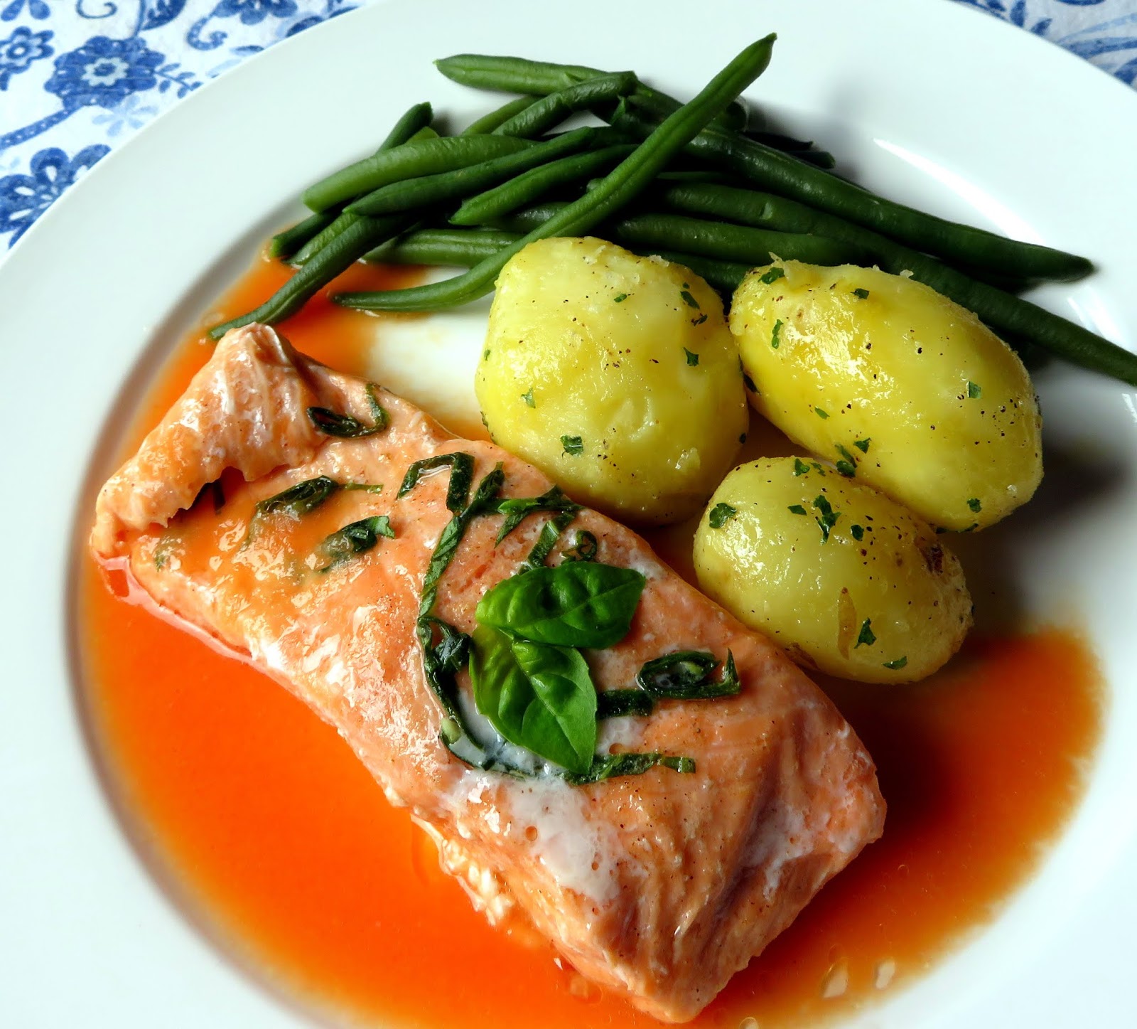 Steamed Sea Trout with a Ginger & Tomato Sauce The English Kitchen