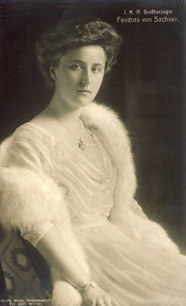 Maria S Royal Collection Princess Feodora Of Saxe Meiningen Grand Duchess Of Saxe Weimar Eisenach
