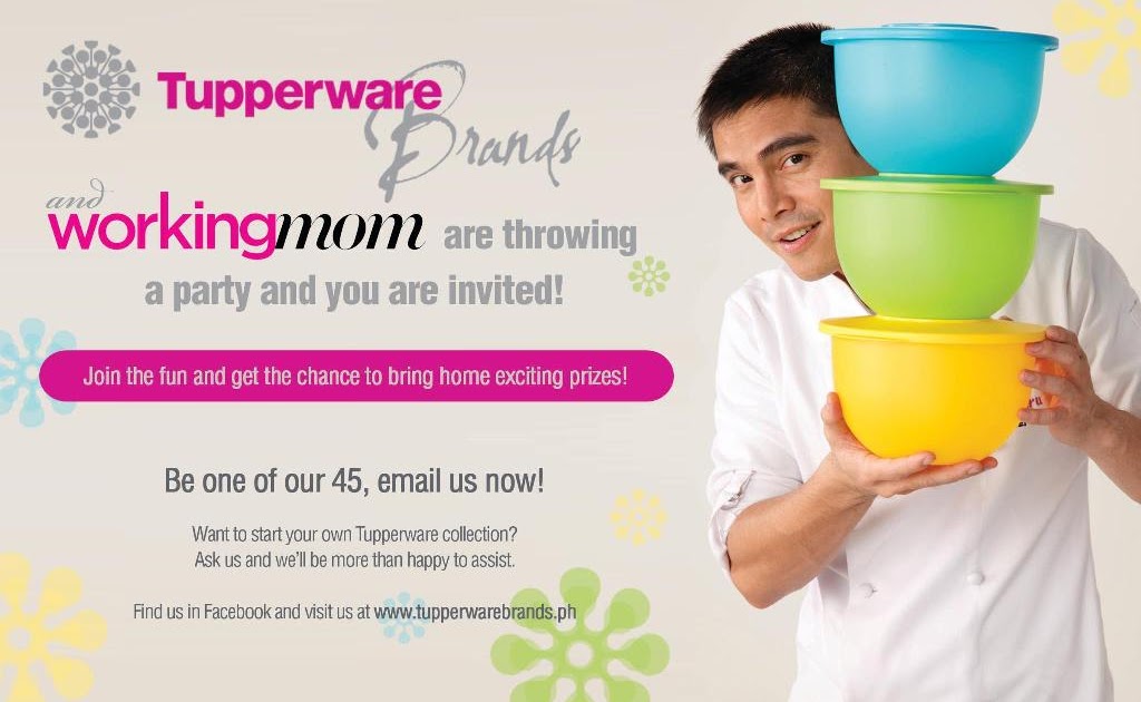To celebrate Tupperware's 45th anniversary, Working Mom is inviting...