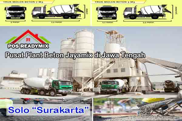 Harga Cor Beton Jayamix Solo ( Surakarta ) Per m3 Terbaru 2024