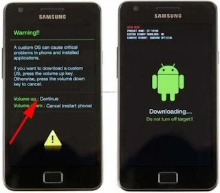 cara flash hp samsung