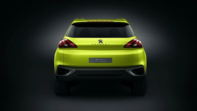The Peugeot 2008 Concep back
