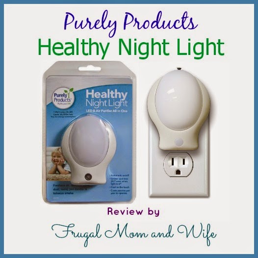 Frugal Mom and Wife Purely Products Healthy Night Light Review!