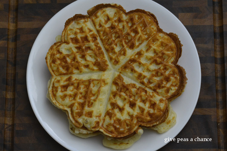 Give Peas a Chance Quick and Easy Waffles