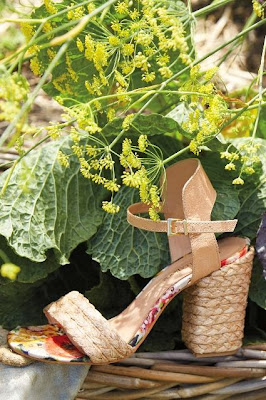 Women's shoes, heels, wedges, and sandals, bohemian style, from Anthropologie