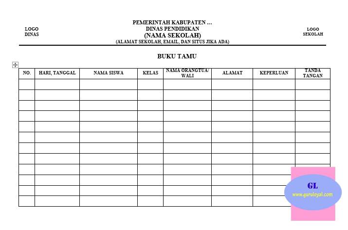 Contoh Buku Bimbingan Konseling Sd