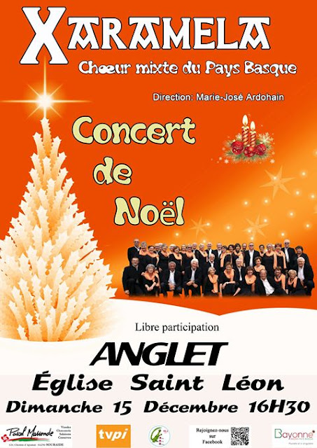 Concert de Noël du choeur de Bayonne XARAMELA Anglet 2019