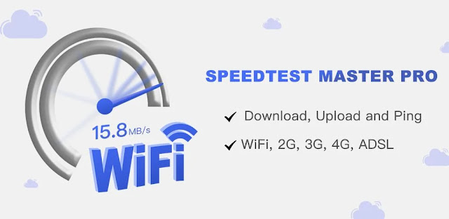 تنزيل تطبيق اختبار سرعة الإنترنت SpeedTest Master  تطبيق اختبار سرعة الإنترنت للاندرويد والايفون