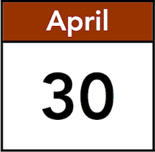 30 апреля 2019 г. 30 April. April 30 2042. 17th May 30april. 30 April PNG titr.