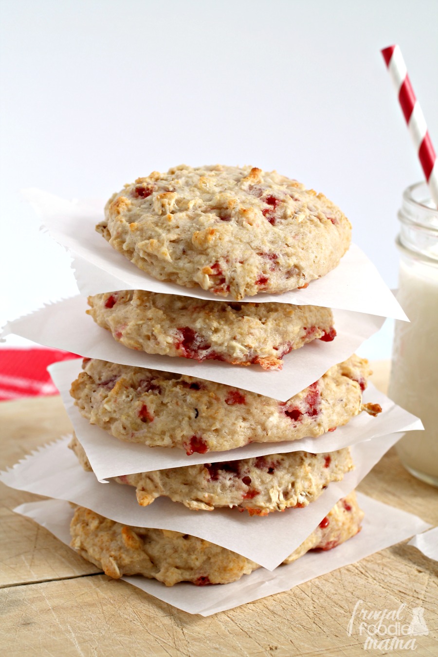 Frugal Foodie Mama Strawberry Muffin Breakfast Cookies