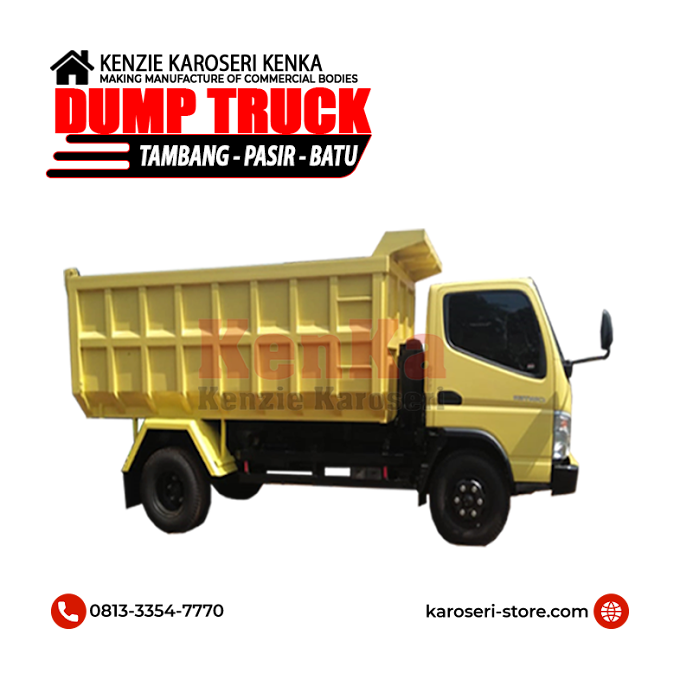 Mitsubishi Dump Truck - Karoseri Karawang - Jakarta - Bekasi