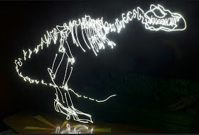 11-T-Rex-Darren-Pearson-Dinosaurs-Palaeontology-Skeletons-and-Angels-in-Light-Paintings-www-designstack-co