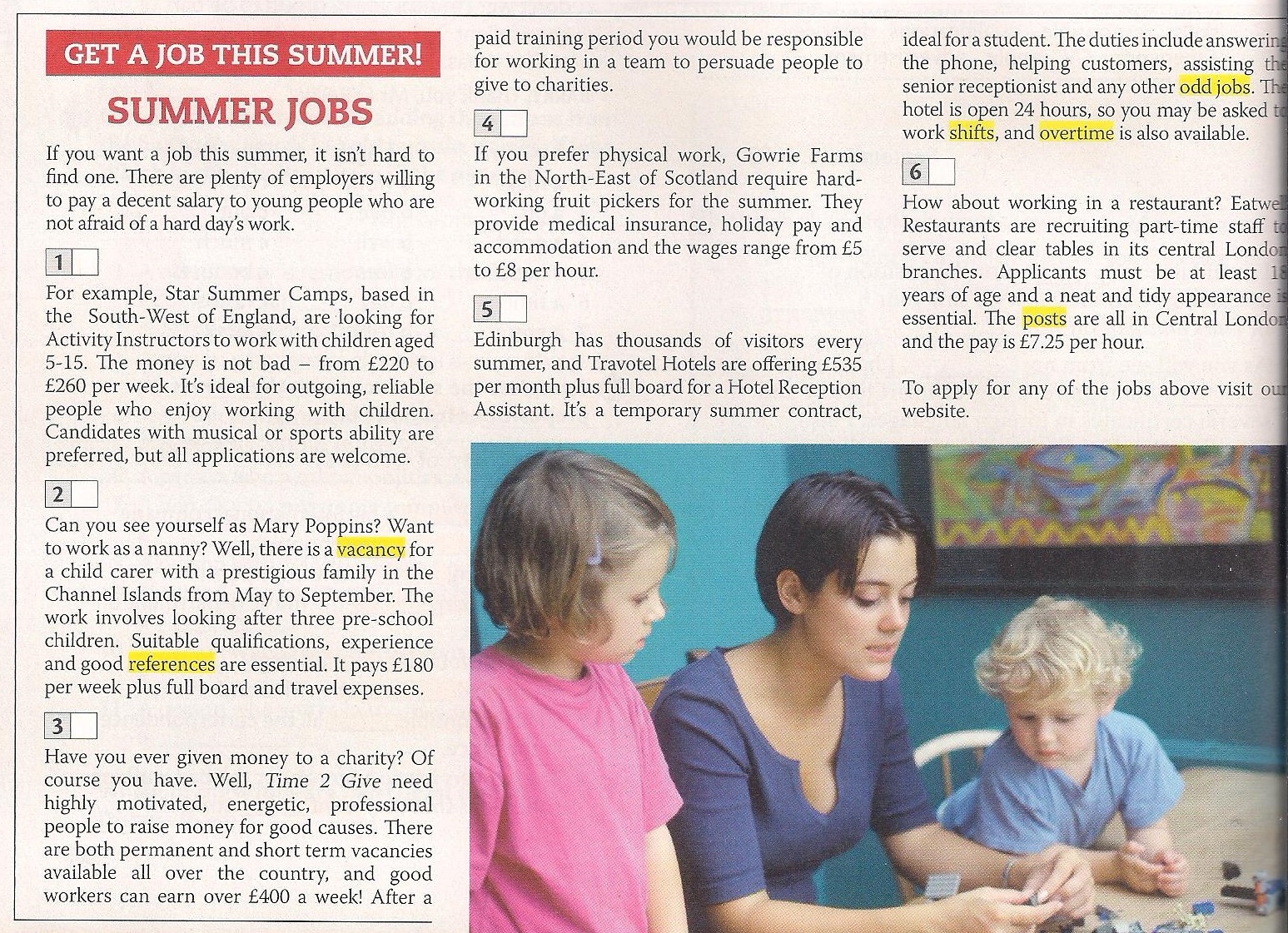 Application form camp counsellor 7 класс. Summer jobs ответы. Timesaver grammar activities ответы. Job in a summer camp. Summer jobs ответы.