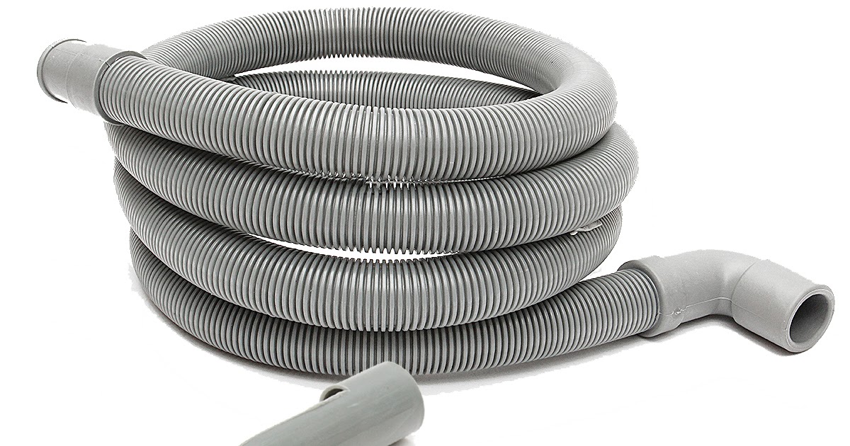 Universal Washing Machine Discharge Drain Hose 6.5 Ft Corrugated Hown