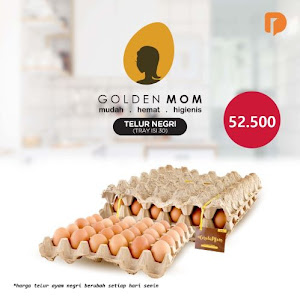 Golden Mom Telur Ayam Negri Isi 30 Butir