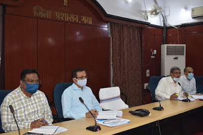 ayukt aur ddc ki baithak, anjewsmedia, online media, gaya prashasanik news, news online, anjmedia
