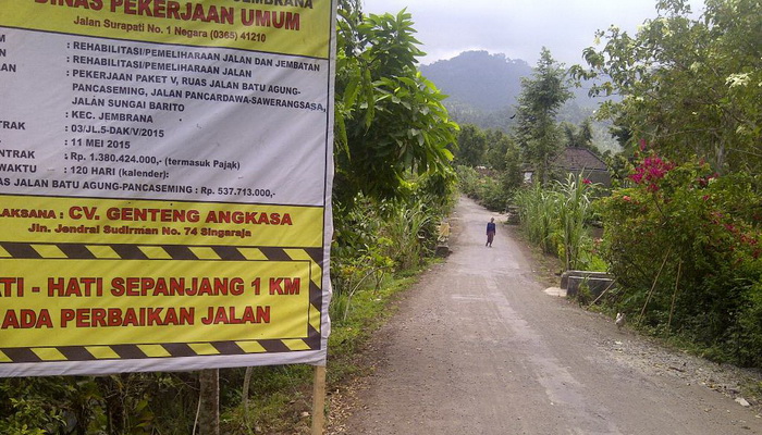 Molor Sebulan Lebih, Kualitas Proyek Jalan Diragukan