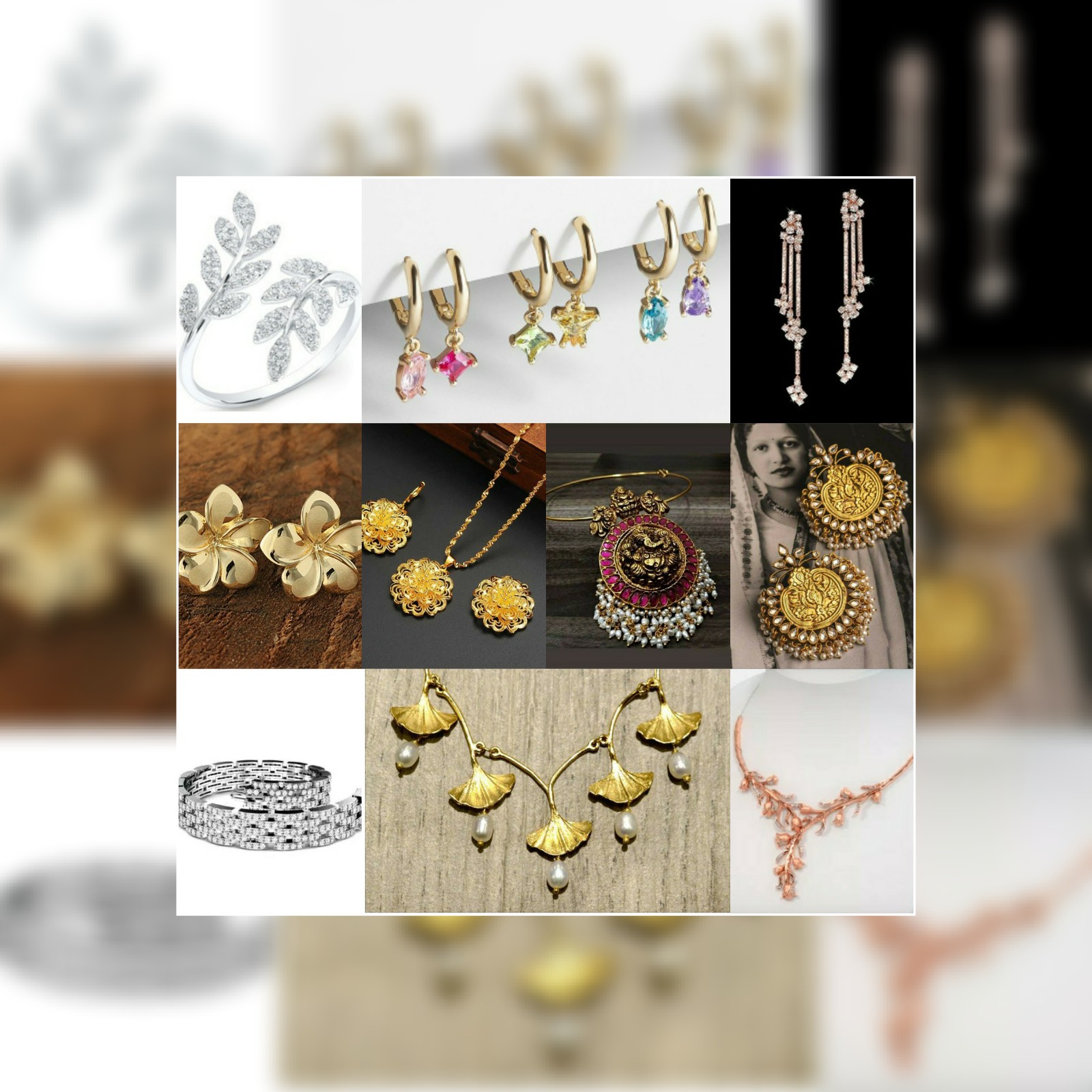Types of gold jewellery