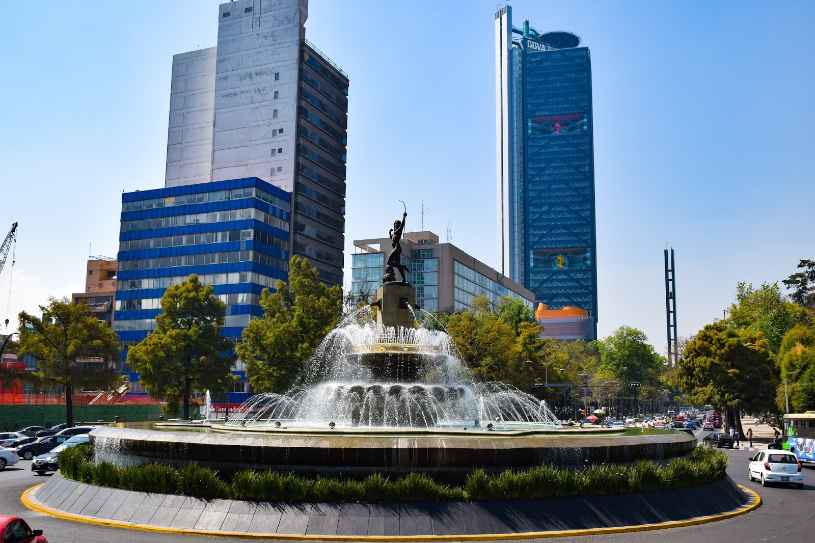 water fountain in mexico city