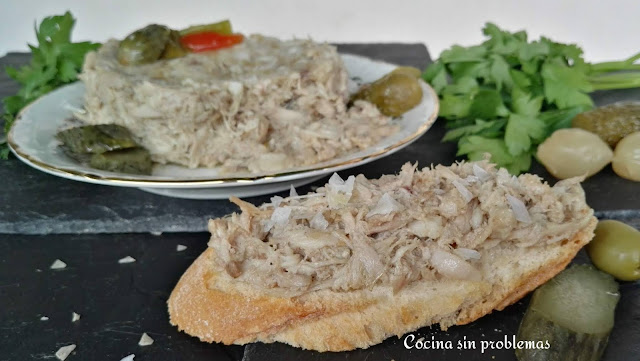 Rillettes De Conejo Con Aceite De Oliva.
