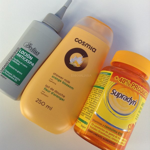 Supradyn Activo Gummies Adultos / Stylius Loción Anticaspa / Cosmia Shower Milk Orange Blossom