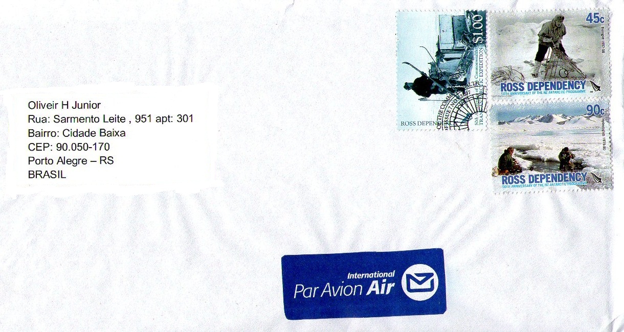 Postcards Journey Ross Dependency Flag