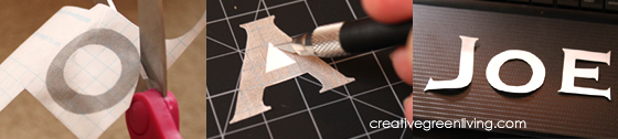 How To Get The Look Of Vinyl Lettering Without A Fancy Machine How To Get The Look Of Vinyl Lettering Without A Fancy Machine Creative Green Living