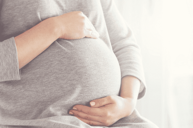 Treatment of anemia for pregnant women in the eighth month