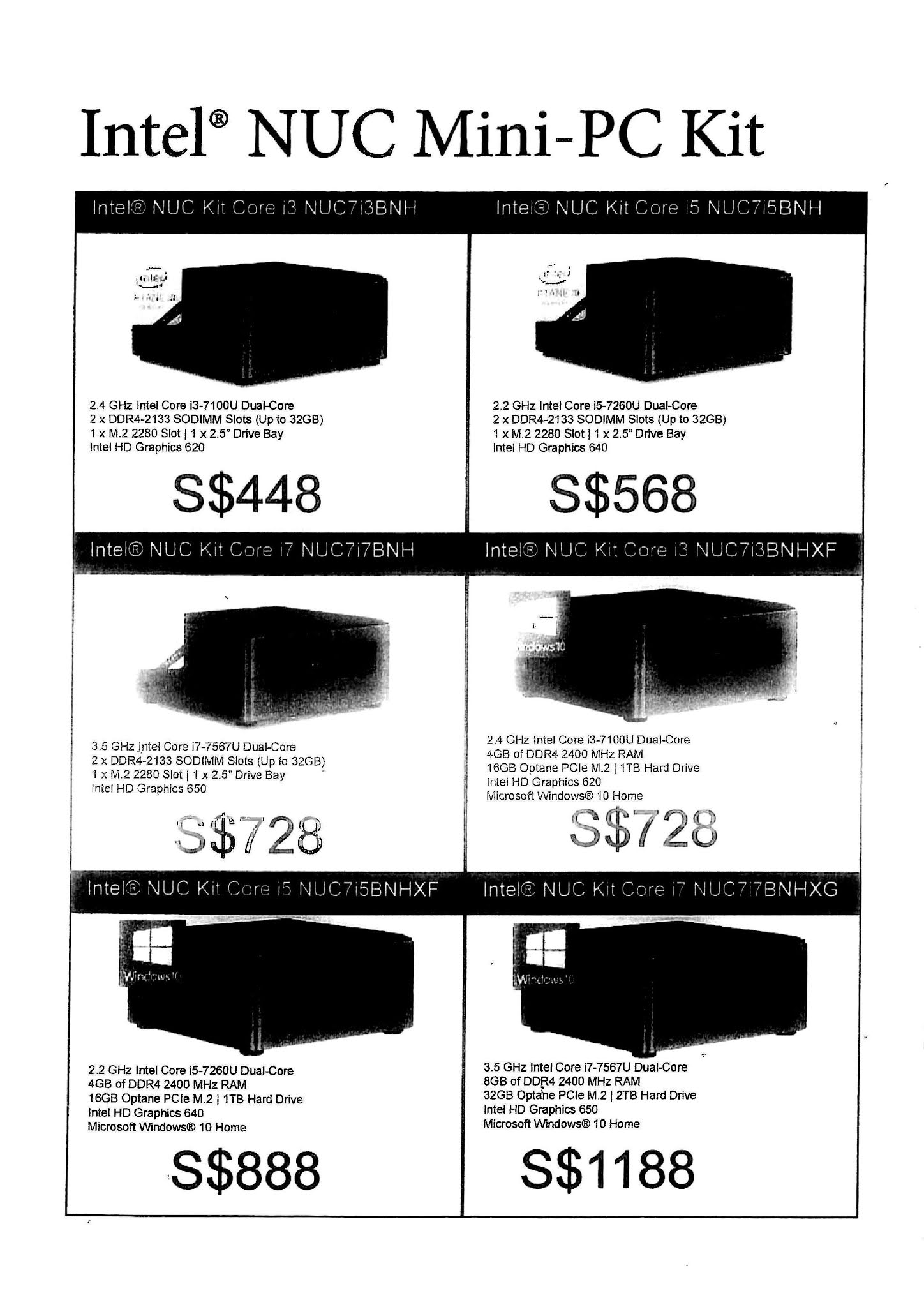 SG PC Fair Online Brochures, Flyers and Price List Best Price
