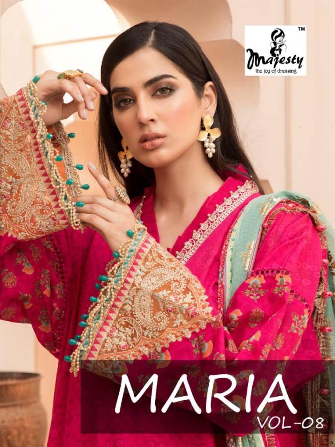 Majesty Maria vol 8 Pakistani Suits wholesaler