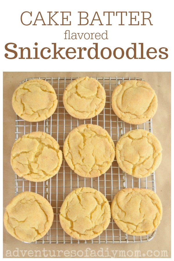 Cake Mix Snickerdoodles Adventures of a DIY Mom