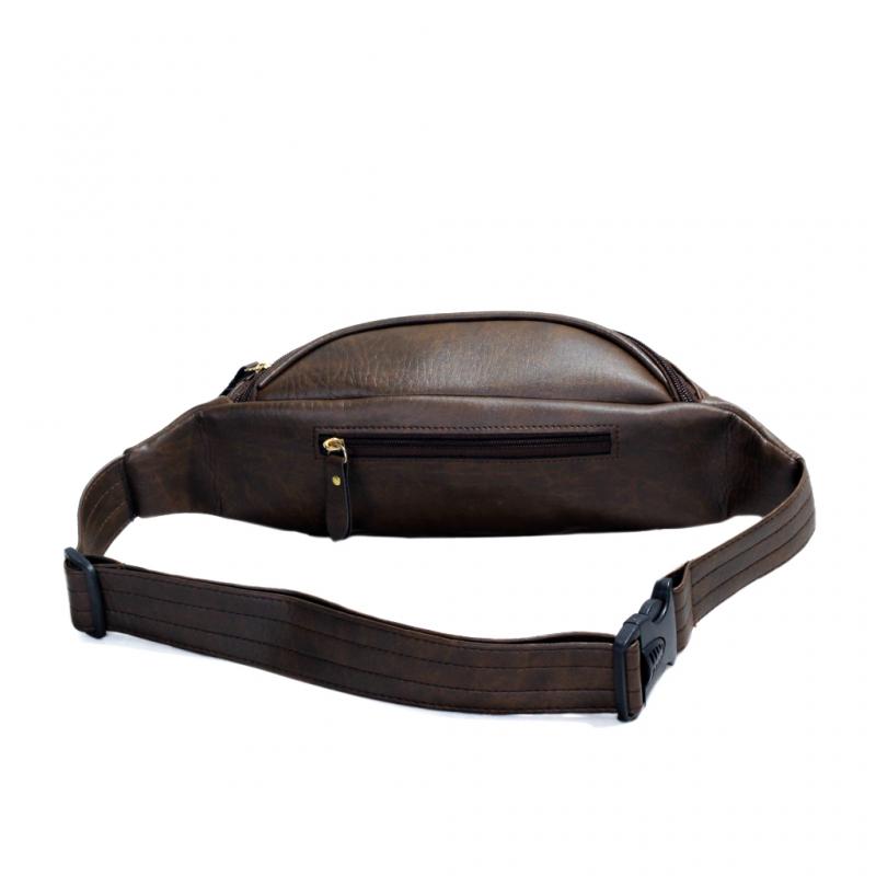 Túi da đeo ngực unisex phong cách hàn quốc