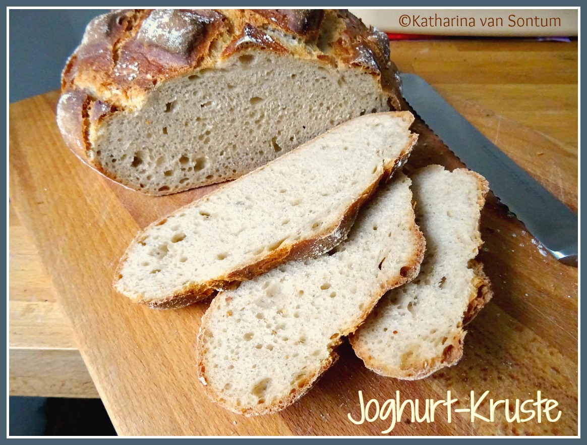 ich hab da mal was ausprobiert: Dinkel-Roggen-Brot "Joghurt - Kruste" ich hab da mal was ausprobiert: Dinkel-Roggen-Brot "Joghurt - Kruste"