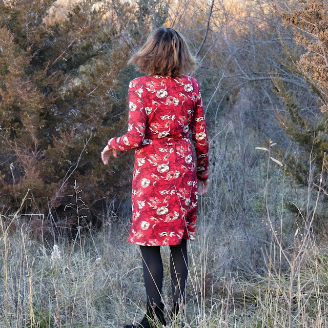 Girls in the Garden: Little Red Dress Project - Kielo Wrap Dress