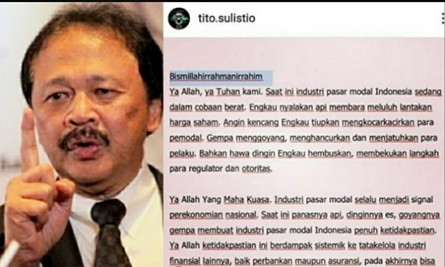 Viral Mantan Dirut BEI Ungkap Ekonomi dan Pasar Modal Ambruk Viral Mantan Dirut BEI Ungkap Ekonomi dan Pasar Modal Ambruk