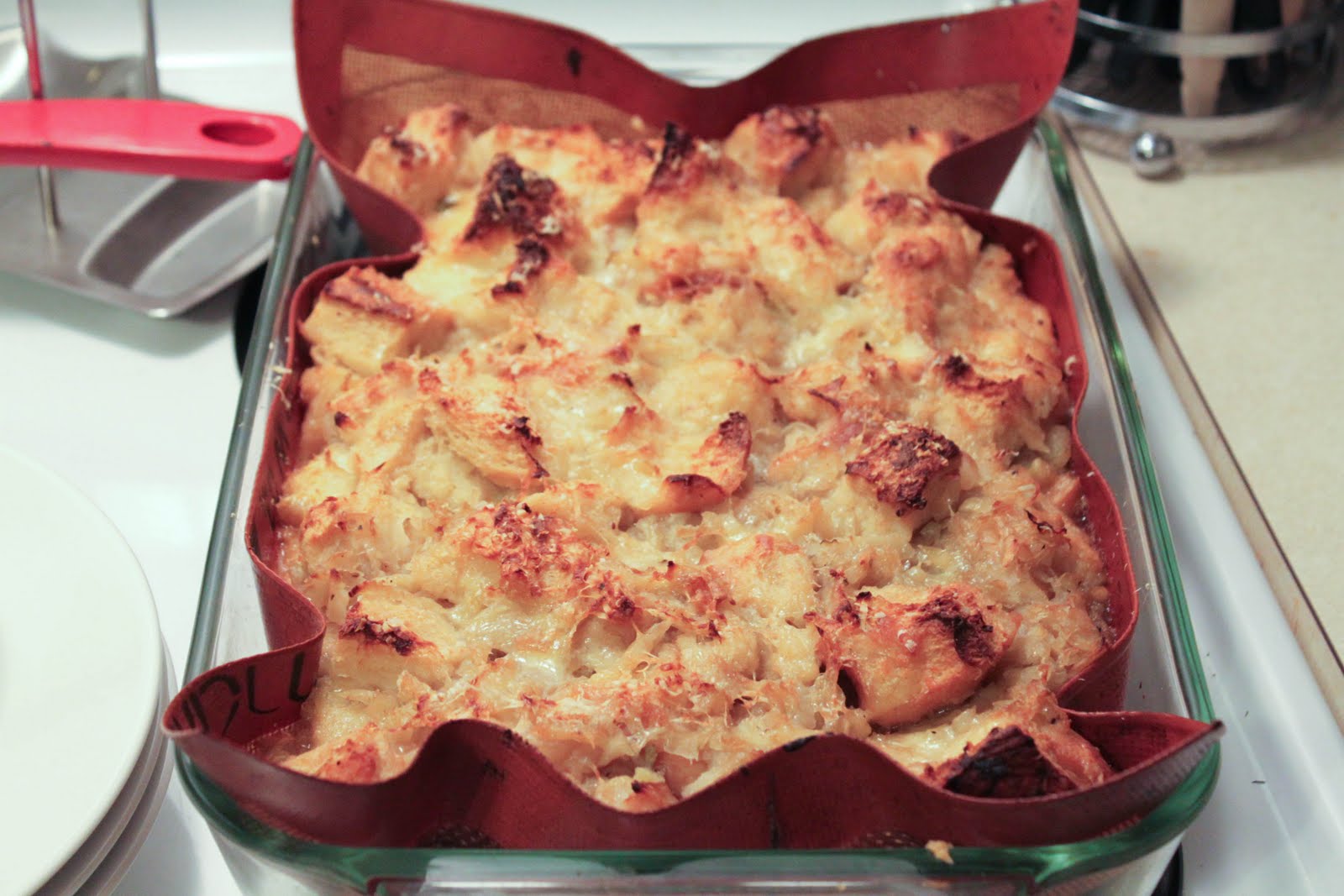 Emily's Culinary Adventures Sous Vide Pork Roast with Savory Fennel Bread Pudding