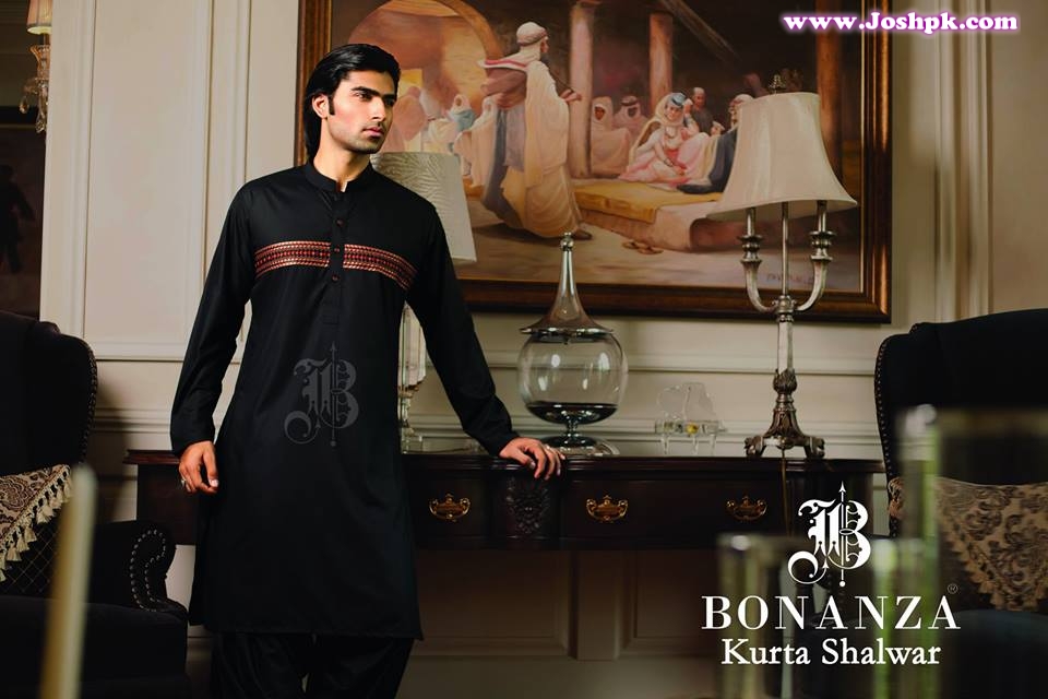 Joshpk Bonanza stylish Kurta Shalwar Eid Collection 2013