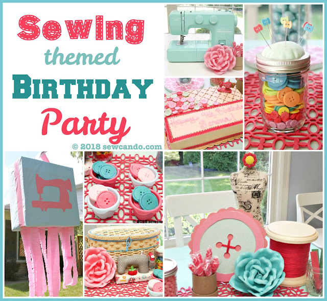 photo Sewing Themed Birthday Party