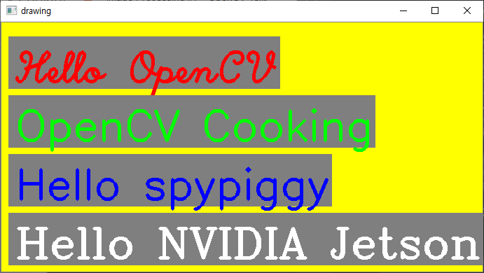 Image Processing #7 - OpenCV Text