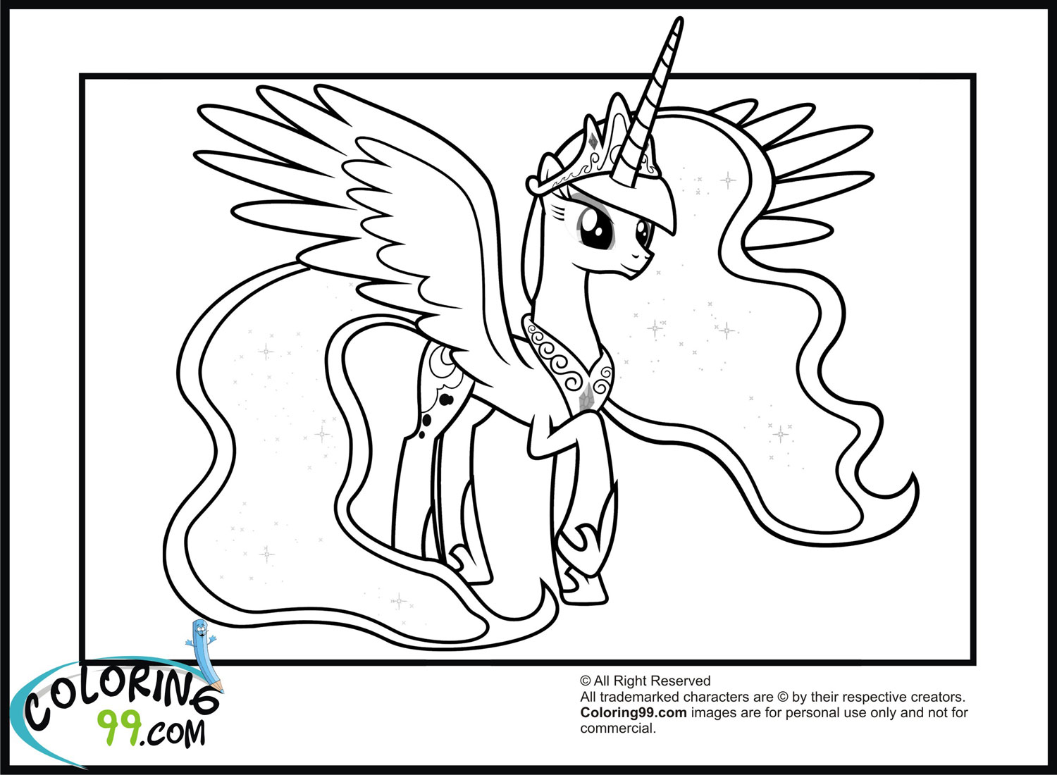 My Little Pony Princess Luna Coloring Pages Team Colors My Little Pony Princess Luna Coloring Pages Team Colors