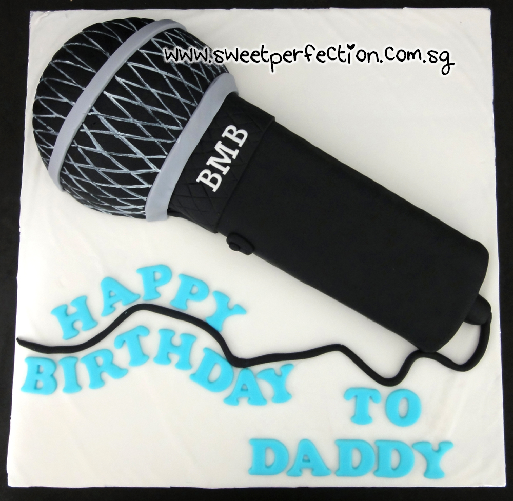 Sweet Perfection Cakes Gallery Code Microphone 01 Happy Birthday To 