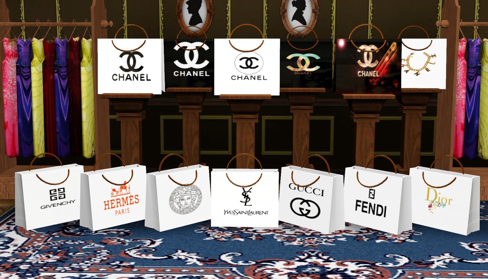 My Sims 3 Blog: Stylish Shopping bags by Ladesire