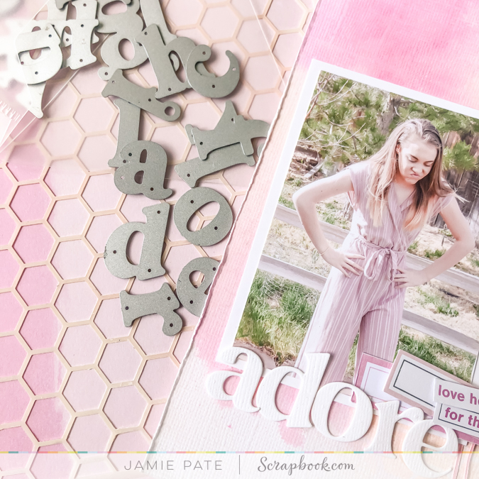 How I Challenged Myself to a Scrapbook Page