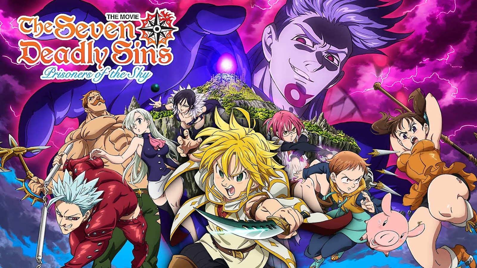  The Seven Deadly Sins: Prisoners of the Sky - O filme
