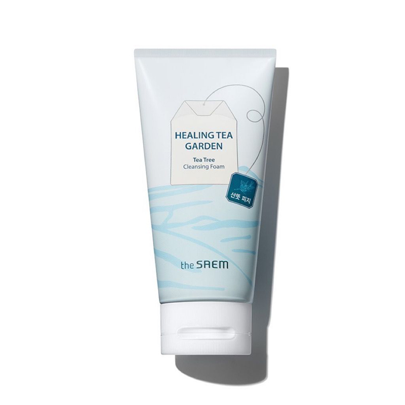 The Saem Sữa rửa mặt ngừa mụn, kiểm soát nhơn Healing Tea Garden Tea Tree Cleansing Foam 150ml