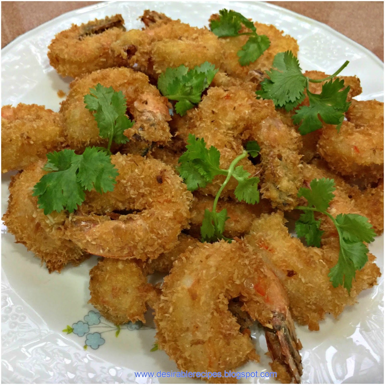 Fried Coconut Prawns