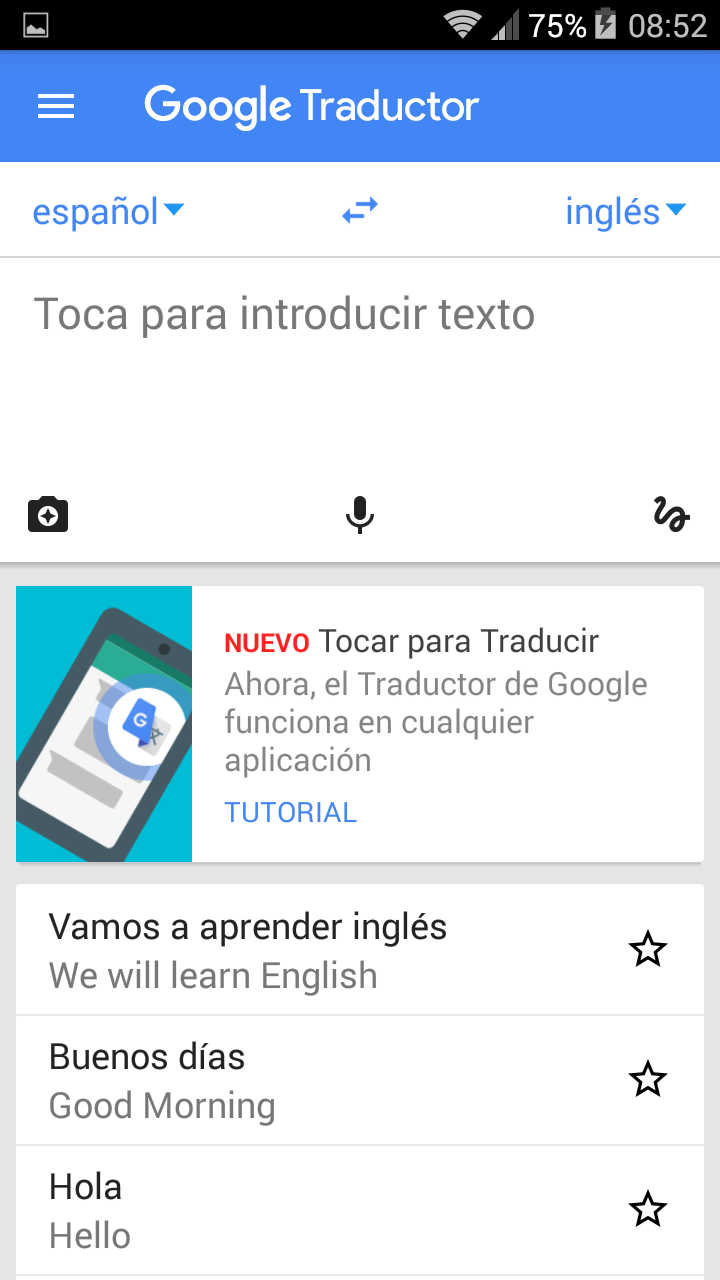 travel guide traductor google