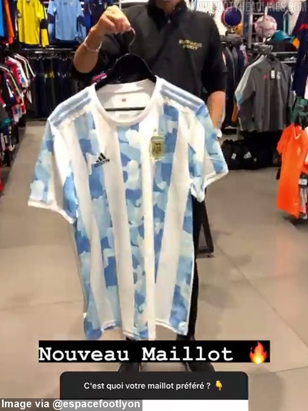 Argentina 2021 Home Kit Leaked - New Picture - Footy Headlines