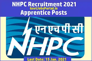 NHPC Trade Apprentice Recruitment 2021